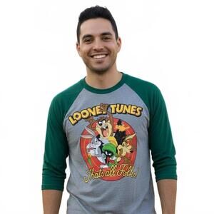T-Shirt / Looney Tunes / That's All Folks! / Classic Graphic Tee / XL / New